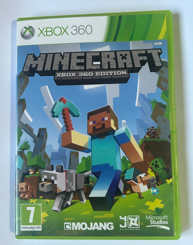Minecraft xbox 360 disc mint - 360,